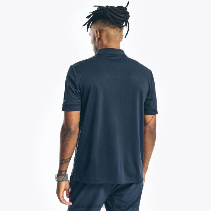 Navy MenBig & Tall Navtech Classic Fit Striped Polo Nautica 6LZP414