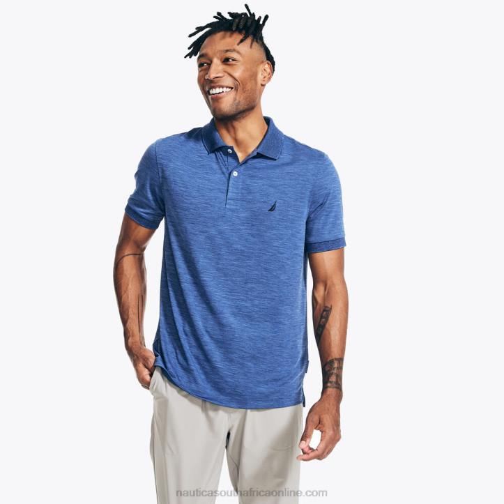 Stellar Blue Heather MenNavtech Classic Fit Polo Nautica 6LZP7