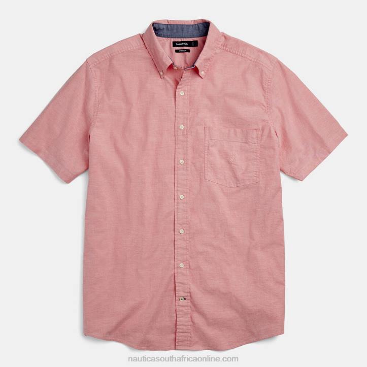 Coral Dream MenBig & Tall Classic Fit Stretch Oxford Shirt Nautica 6LZP720