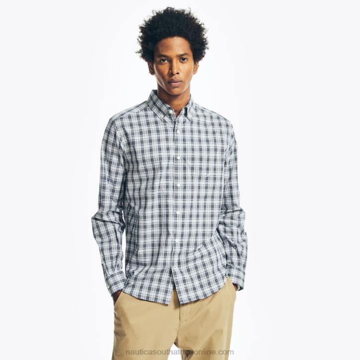 High Rise MenBig & Tall Plaid Poplin Shirt Nautica 6LZP527