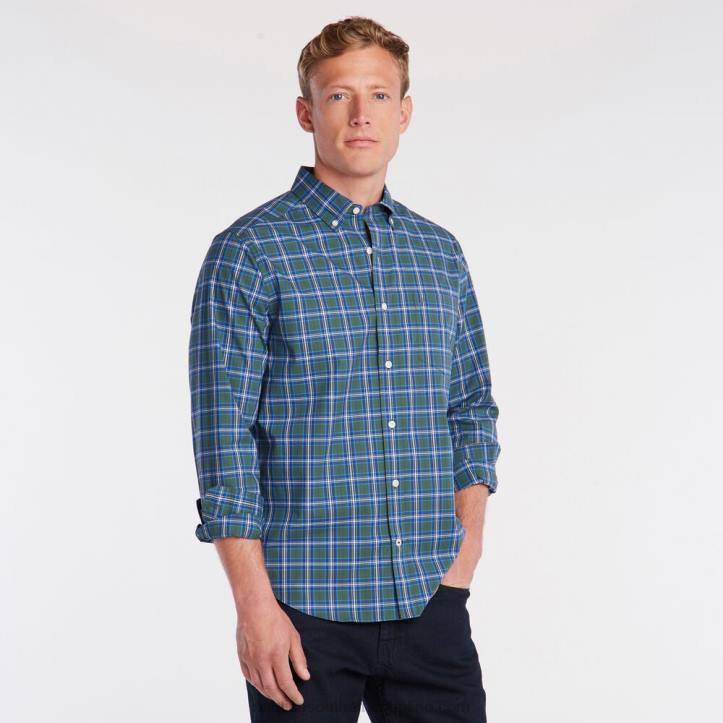Pineforest MenBig & Tall Classic Fit Wrinkle-Resistant Plaid Shirt Nautica 6LZP562