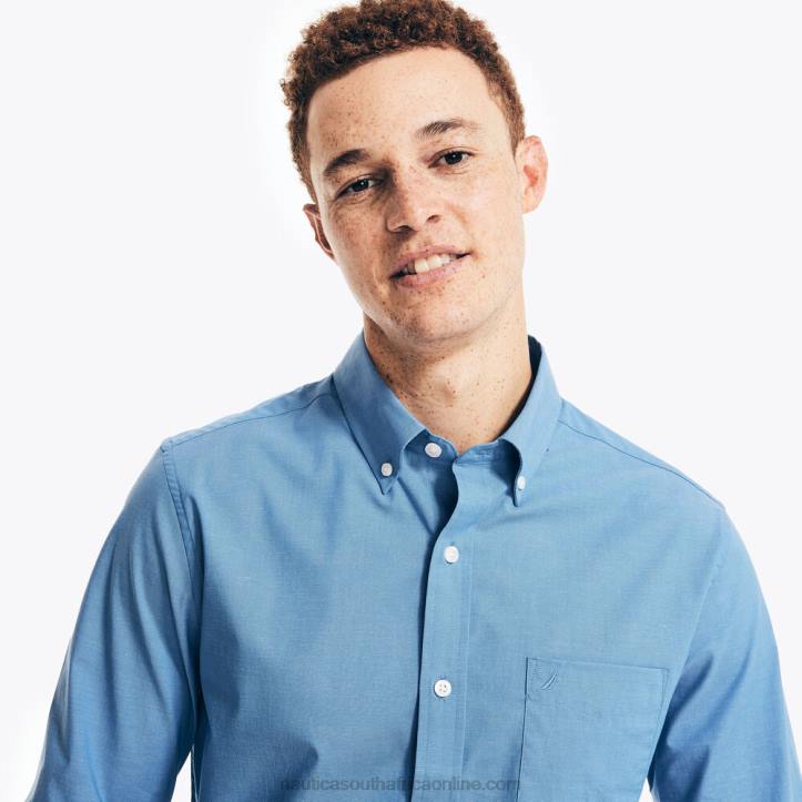 Rolling River Wash MenWrinkle-Resistant Wear To Work Shirt Nautica 6LZP712