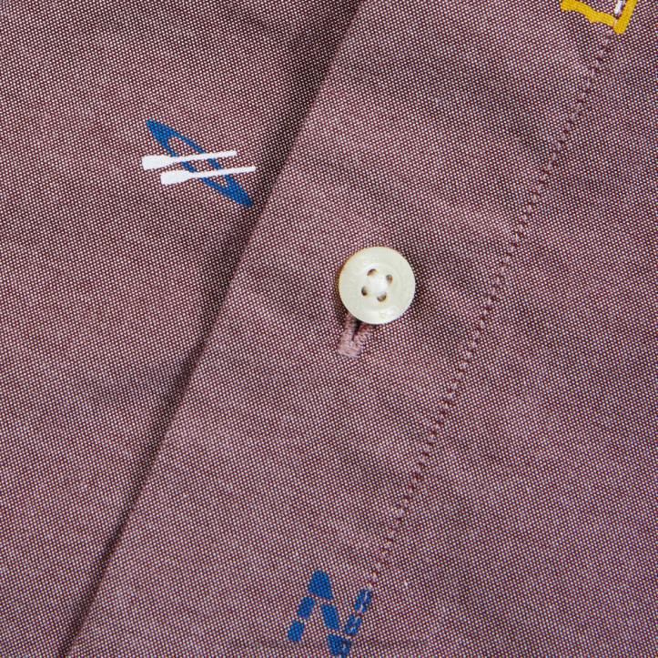 Zinfandel MenBig & Tall Graphic Short Sleeve Oxford Shirt Nautica 6LZP611