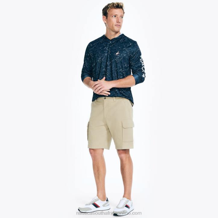 Beachsand Men9.5\" Navigator Stretch Cargo Short Nautica 6LZP17