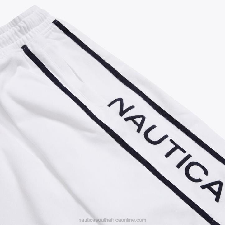Bright White MenBig & Tall 9\" Logo Fleece Short Nautica 6LZP405