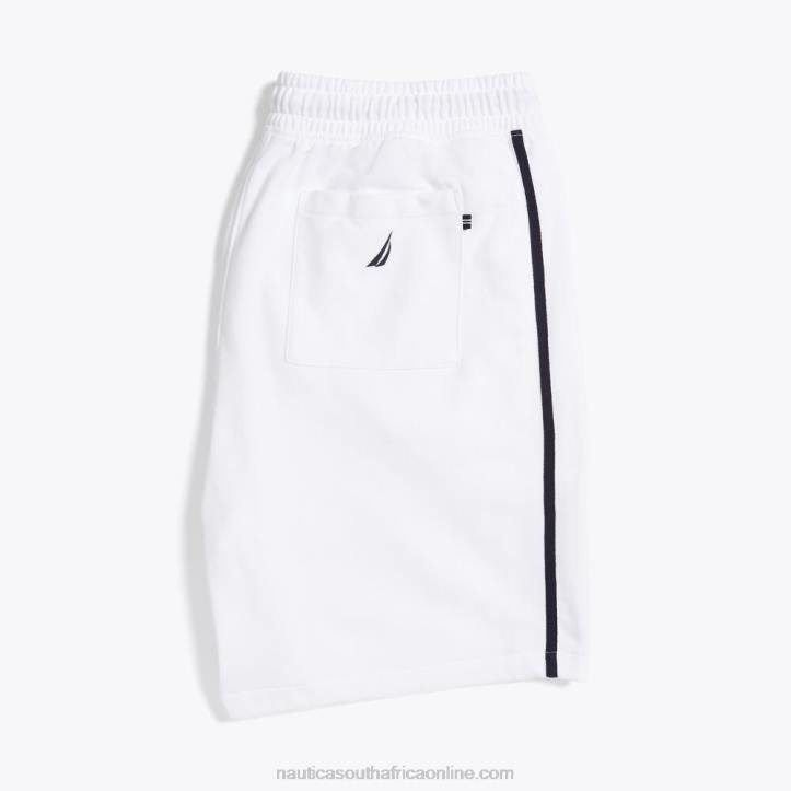 Bright White MenBig & Tall 9\" Logo Fleece Short Nautica 6LZP405