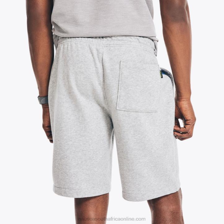 Grey Heather MenCompetition Sustainably Crafted 9\" Fleece Short Nautica 6LZP223