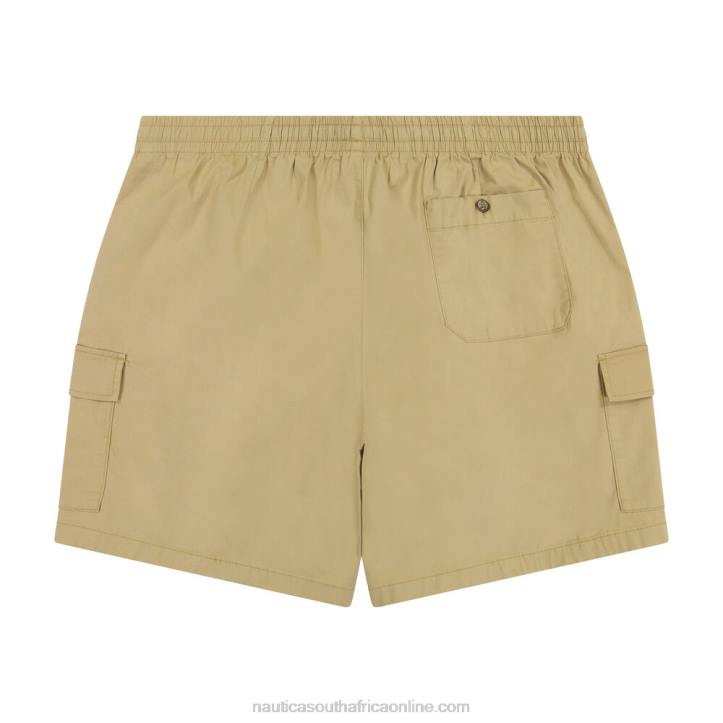Military Tan Men8\" Big & Tall Boardwalk Cargo Short Nautica 6LZP253
