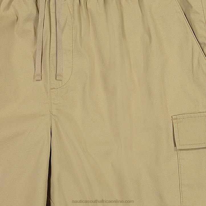 Military Tan Men8\" Big & Tall Boardwalk Cargo Short Nautica 6LZP253