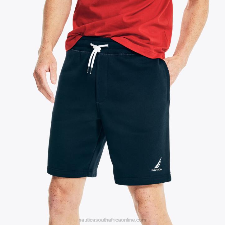 Navy Men9\'\' J-Class Fleece Short Nautica 6LZP16