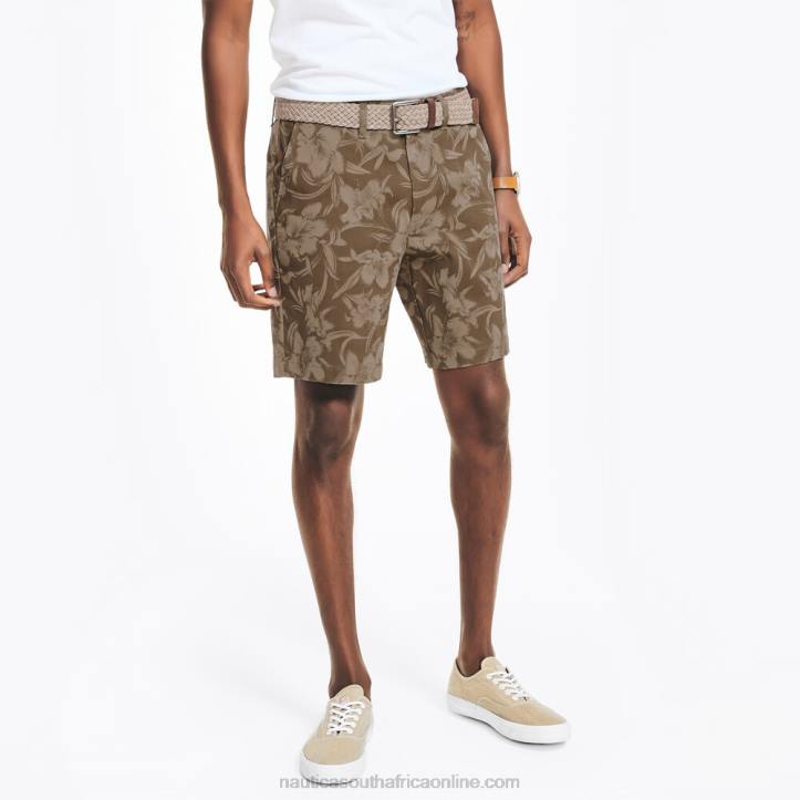 Shaded Spruce Heather Men8.5" Printed Deck Short Nautica 6LZP420