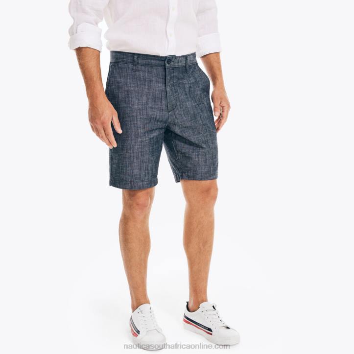 Sinker Blue Denim Wash Men8.5" Chambray Short Nautica 6LZP644