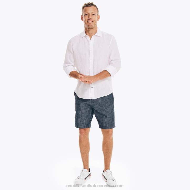 Sinker Blue Denim Wash Men8.5\" Chambray Short Nautica 6LZP644