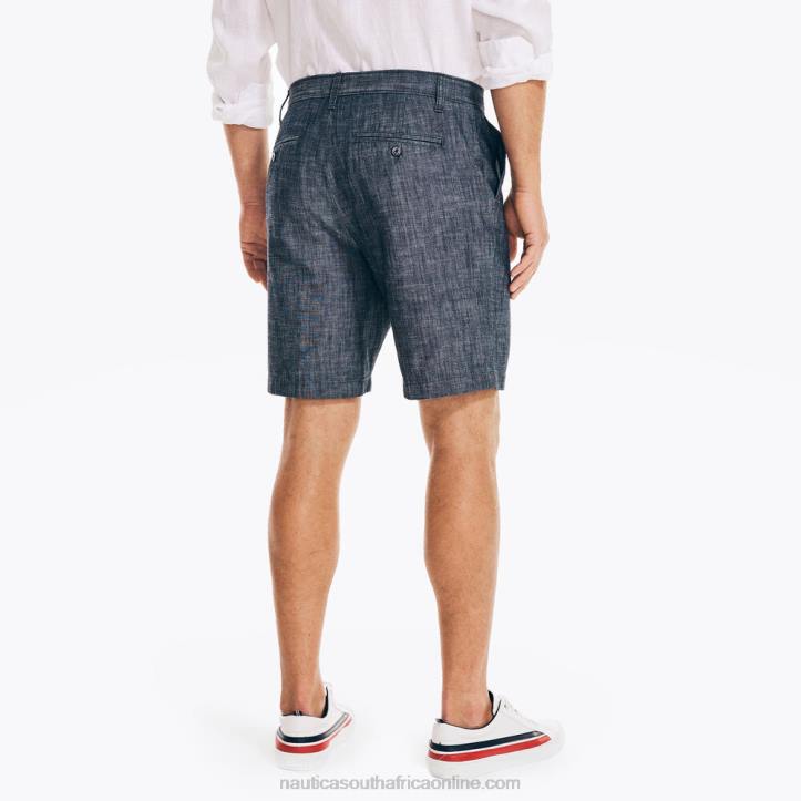 Sinker Blue Denim Wash Men8.5\" Chambray Short Nautica 6LZP644