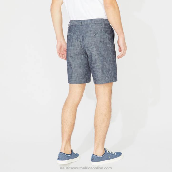 Sinker Blue Denim Wash MenBig & Tall 8.5\" Chambray Deck Short Nautica 6LZP670