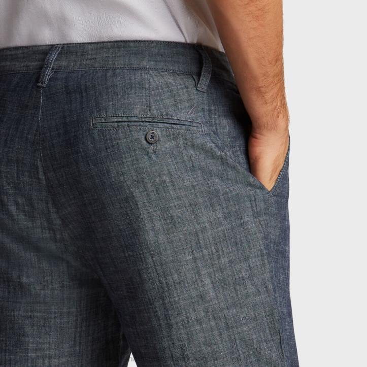 Sinker Blue Denim Wash MenBig & Tall 8.5\" Chambray Deck Short Nautica 6LZP670