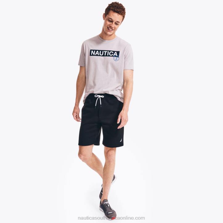 True Black Men9\'\' J-Class Fleece Short Nautica 6LZP640