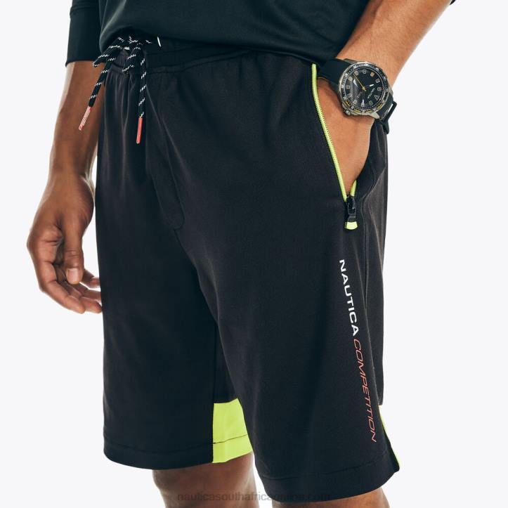 True Black MenBig & Tall Sustainably Crafted Competition 9\" Colorblock Short Nautica 6LZP495