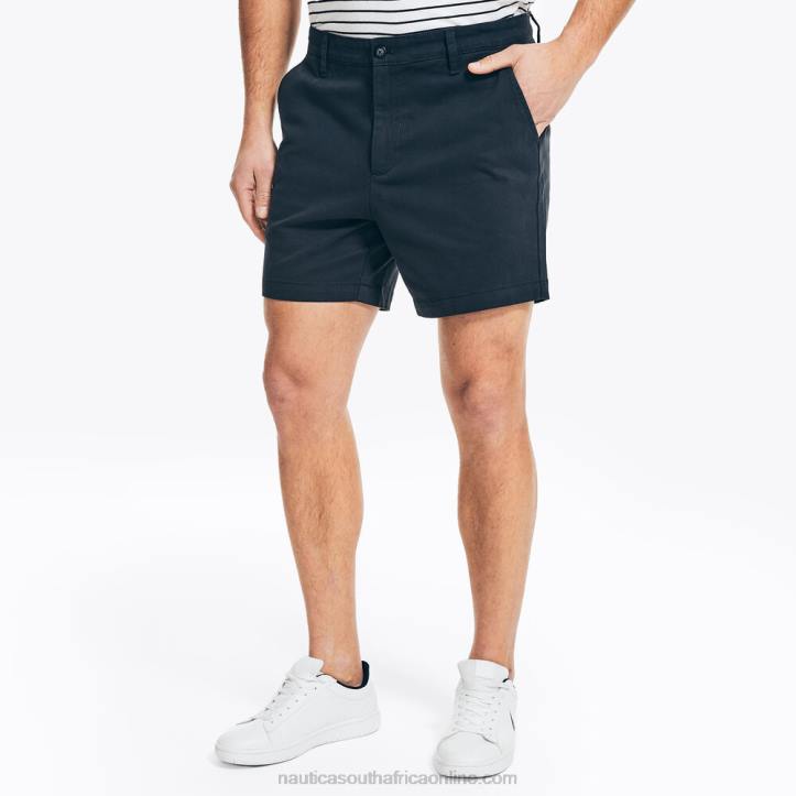True Navy Men6" Stretch Short Nautica 6LZP9