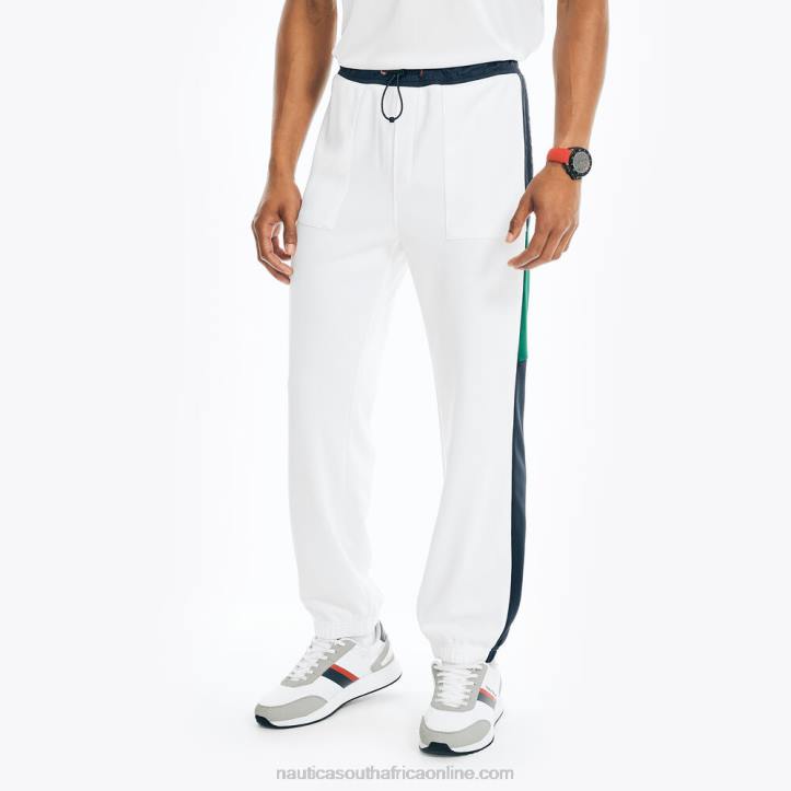 Bright White MenCompetition Sustainably Crafted Colorblock Jogger Nautica 6LZP503