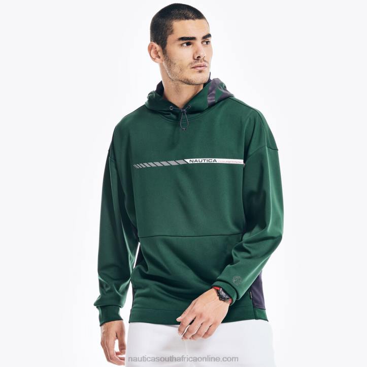 Cosmic Fern MenCompetition Sustainably Crafted Logo Pullover Hoodie Nautica 6LZP566