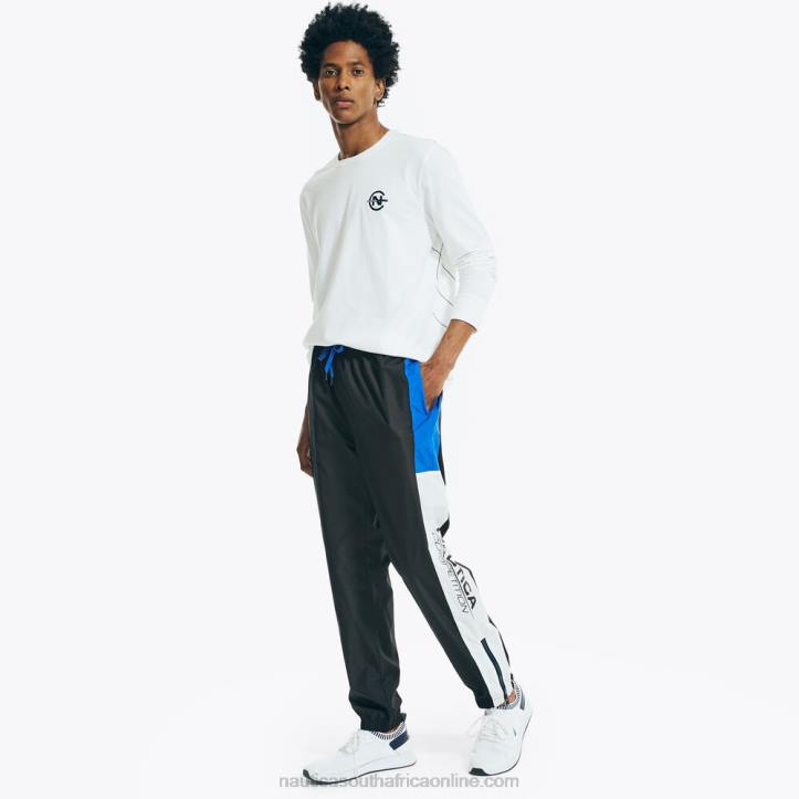 True Black MenCompetition Colorblock Pull-On Pant Nautica 6LZP207