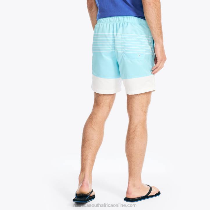 Angel Blue MenSustainably Crafted 6\" Striped Quick-Dry Swim Nautica 6LZP358