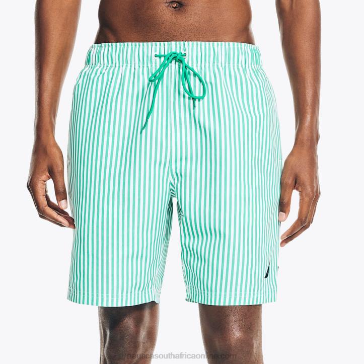 Dark Dill MenSustainably Crafted 8" Printed Quick-Dry Swim Nautica 6LZP462
