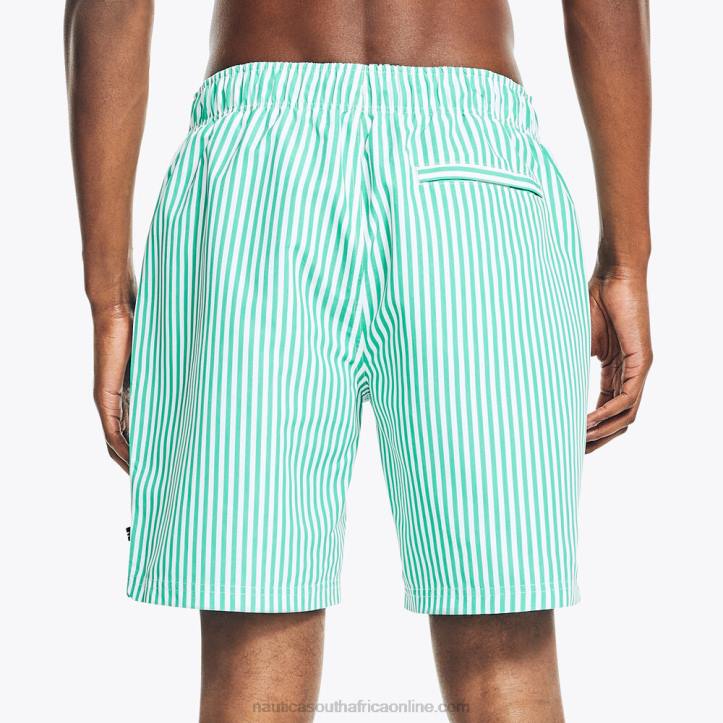 Dark Dill MenSustainably Crafted 8\" Printed Quick-Dry Swim Nautica 6LZP462