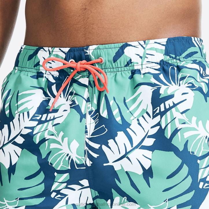 Estate Blue Men8\" Big & Tall Sustainably Crafted Printed Quick-Dry Swim Nautica 6LZP238