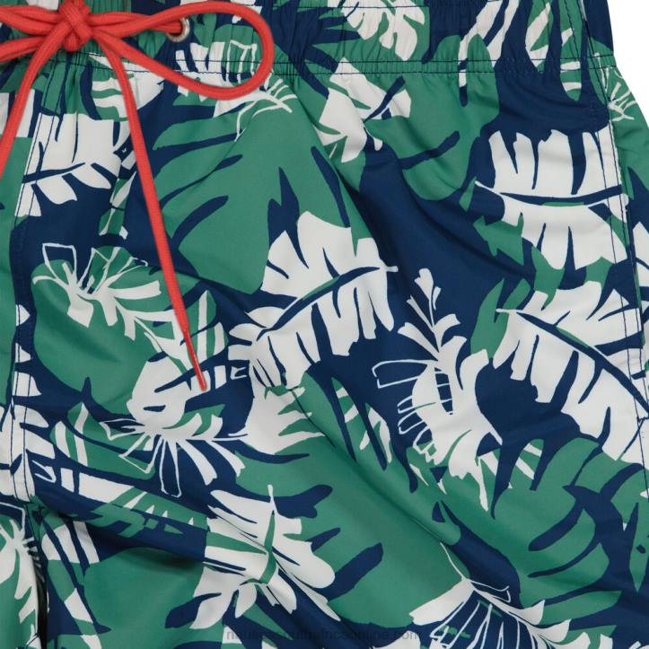 Estate Blue Men8\" Big & Tall Sustainably Crafted Printed Quick-Dry Swim Nautica 6LZP238