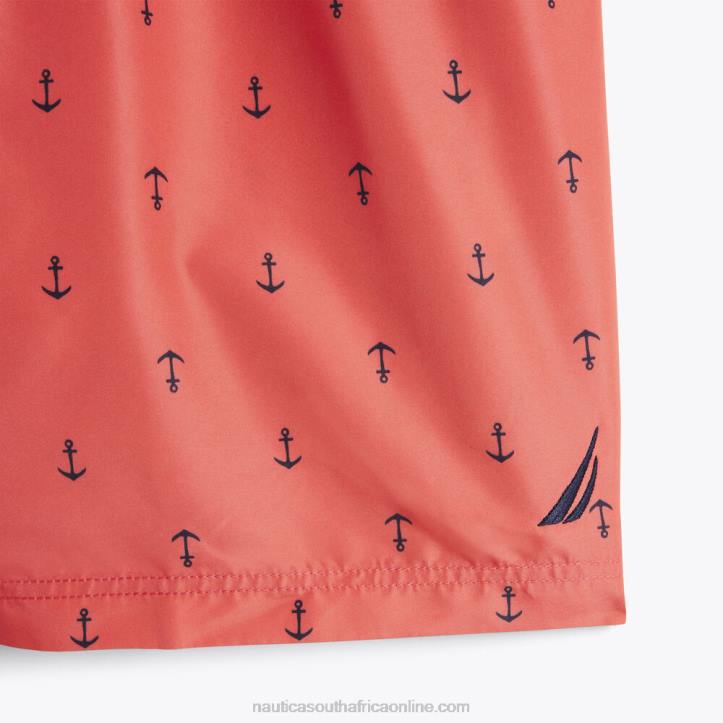 Glory Red MenBig & Tall Anchor Print Quick-Dry Swim Nautica 6LZP521