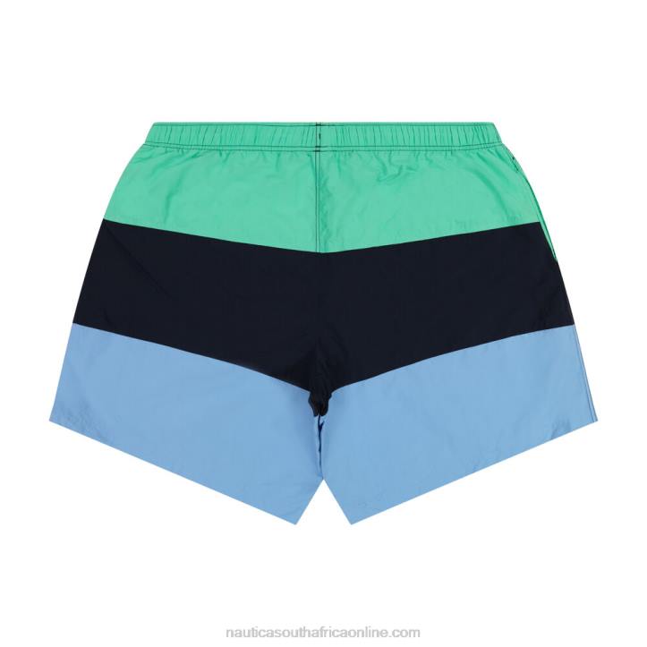 Mint Spring MenBig & Tall Tri-Block Quick-Dry Swim Nautica 6LZP299