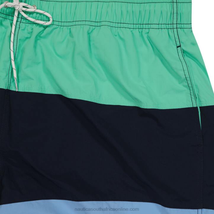 Mint Spring MenBig & Tall Tri-Block Quick-Dry Swim Nautica 6LZP299
