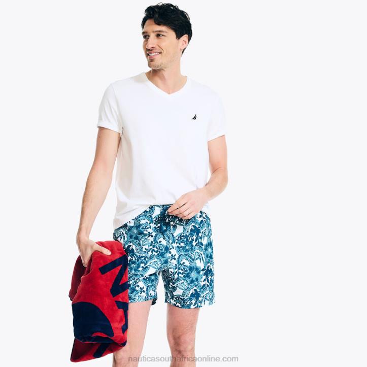 Star Sapphire MenSustainably Crafted 6" Printed Quick-Dry Swim Nautica 6LZP406