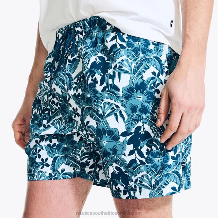 Star Sapphire MenSustainably Crafted 6\" Printed Quick-Dry Swim Nautica 6LZP406