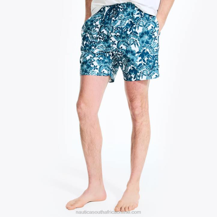 Star Sapphire MenSustainably Crafted 6\" Printed Quick-Dry Swim Nautica 6LZP406