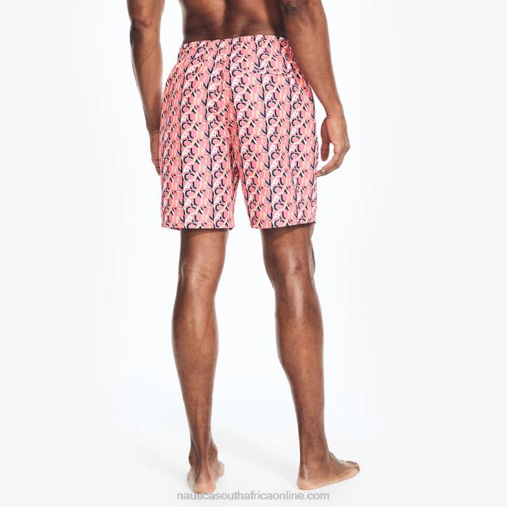 Teaberry MenSustainably Crafted 8\" Logo Quick-Dry Swim Nautica 6LZP444