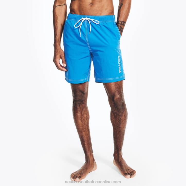 True Navy Men8" Quick-Dry Swim Nautica 6LZP4