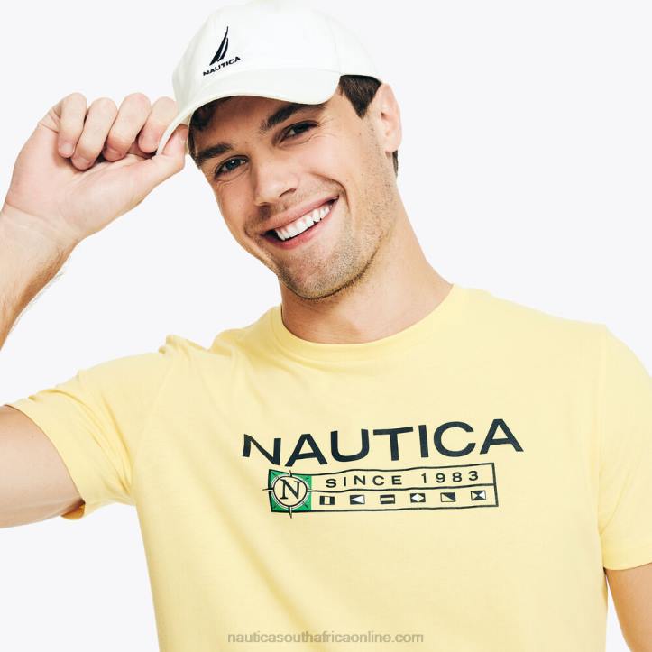 Aspen Gold MenSustainably Crafted Logo Graphic T-Shirt Nautica 6LZP523