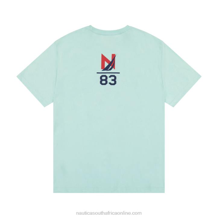 Azure Blue MenBig & Tall Sustainably Crafted Graphic T-Shirt Nautica 6LZP598