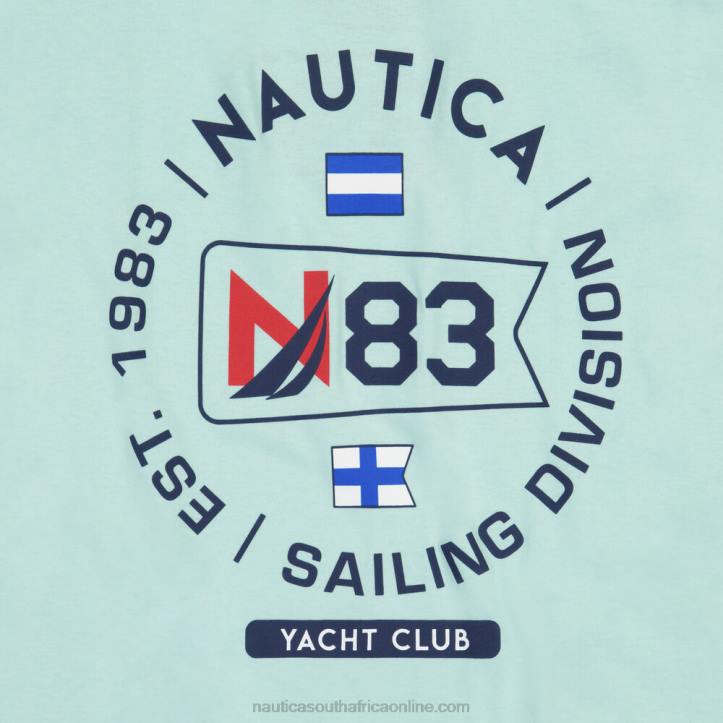 Azure Blue MenBig & Tall Sustainably Crafted Graphic T-Shirt Nautica 6LZP598