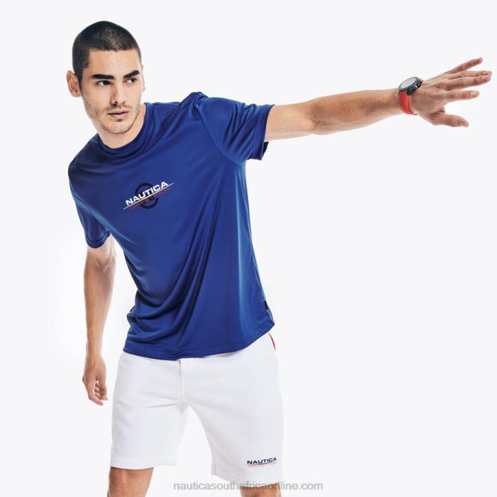 Bright Cobalt MenBig & Tall Sustainably Crafted Competition Logo T-Shirt Nautica 6LZP512