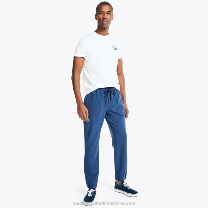 Bright White MenBig & Tall Sustainably Crafted Ocean Club Graphic T-Shirt Nautica 6LZP688