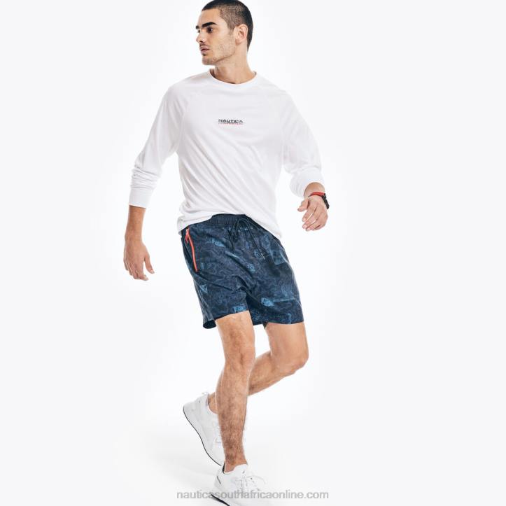 Bright White MenCompetition Sustainably Crafted Long-Sleeve T-Shirt Nautica 6LZP437