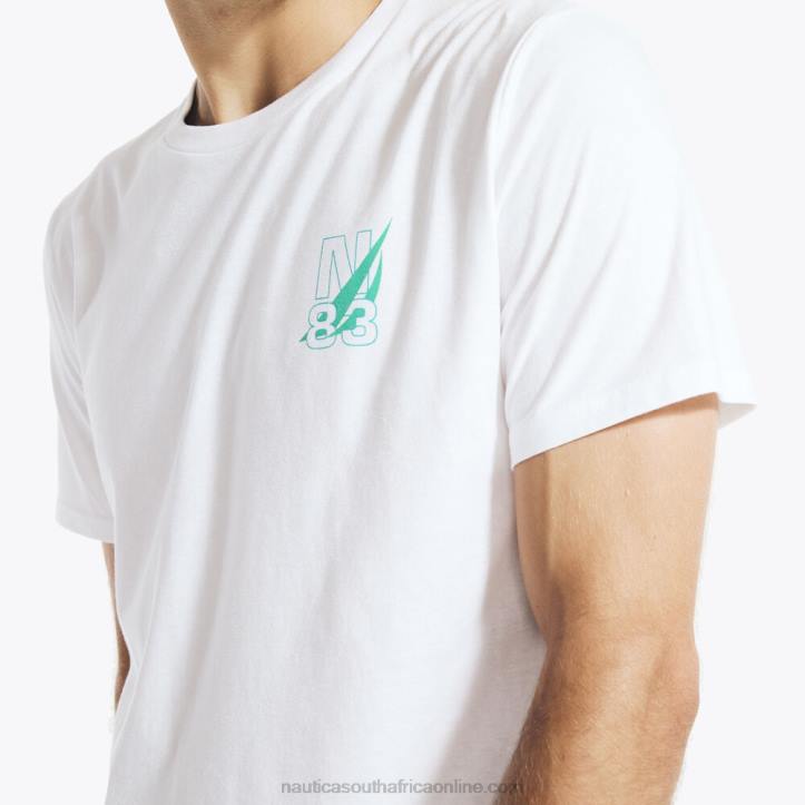 Bright White MenSustainably Crafted N83 Graphic T-Shirt Nautica 6LZP434