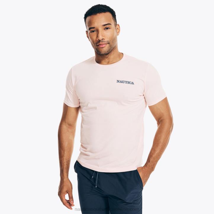 Buoy Red MenSustainably Crafted Windsurfer Graphic T-Shirt Nautica 6LZP500
