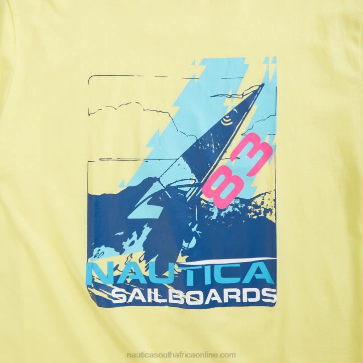 Dusty Honey Gold MenBig & Tall Sailboard Graphic T-Shirt Nautica 6LZP687