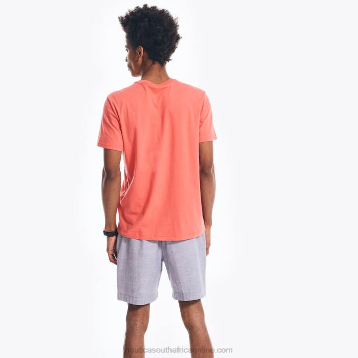 Glory Red MenSustainably Crafted Naval Institute Graphic T-Shirt Nautica 6LZP631
