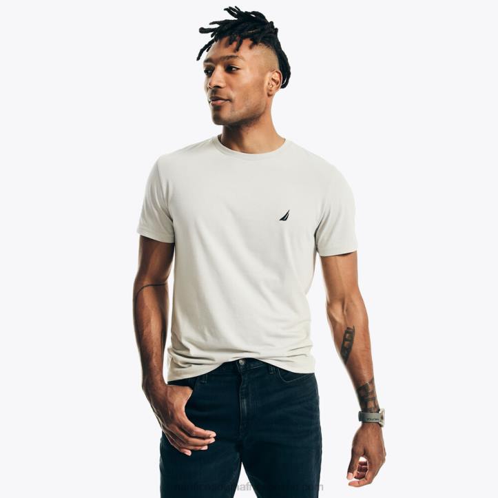 Grey Heather MenHeathered Crewneck T-Shirt Nautica 6LZP8